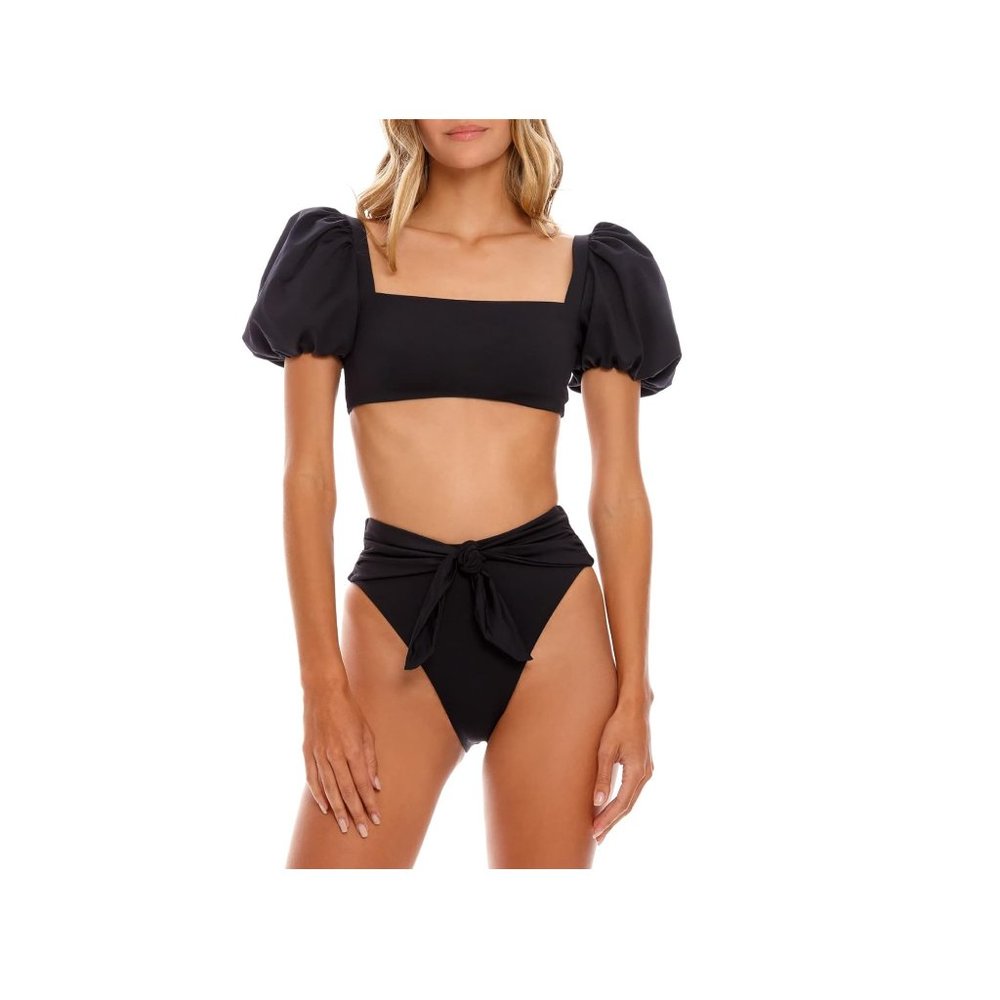 AGUA BENDITA Swimwear Womens Isabella Antiq Black Bottom